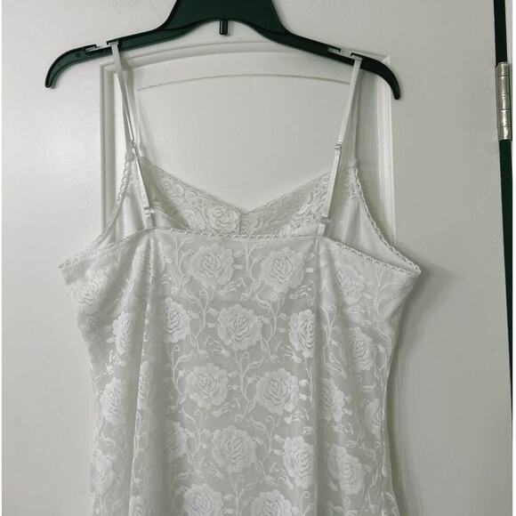 Breezies Angel Love White Lace Y2K Fairycore Cami Top 1X - Picture 5 of 9
